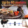 Rechargeable Smart Bluetooth 800FT Long Range Digital Wireless Kitchen Food Steak BBQ Meat Thermometer with Waterproof Probe 6