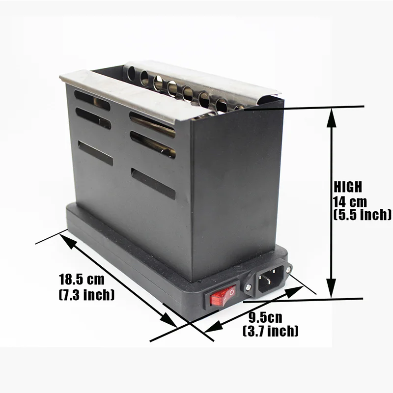 220V EU Portable Mini Charcoal Stove 800W Electric Burner Hotplate Furnace Home Kitchen Dorm RV Travel Cooking Appliances 6