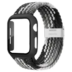 Enhanced Nylon Strap and Protective Case with Elastic Braided Band - Series 3 2 1 - 42mm (5 - GraBSB)