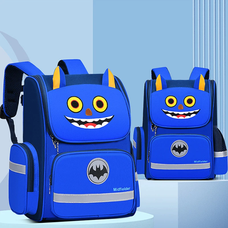 Primary School Students Backpack 3D Cartoon Children's Schoolbag New