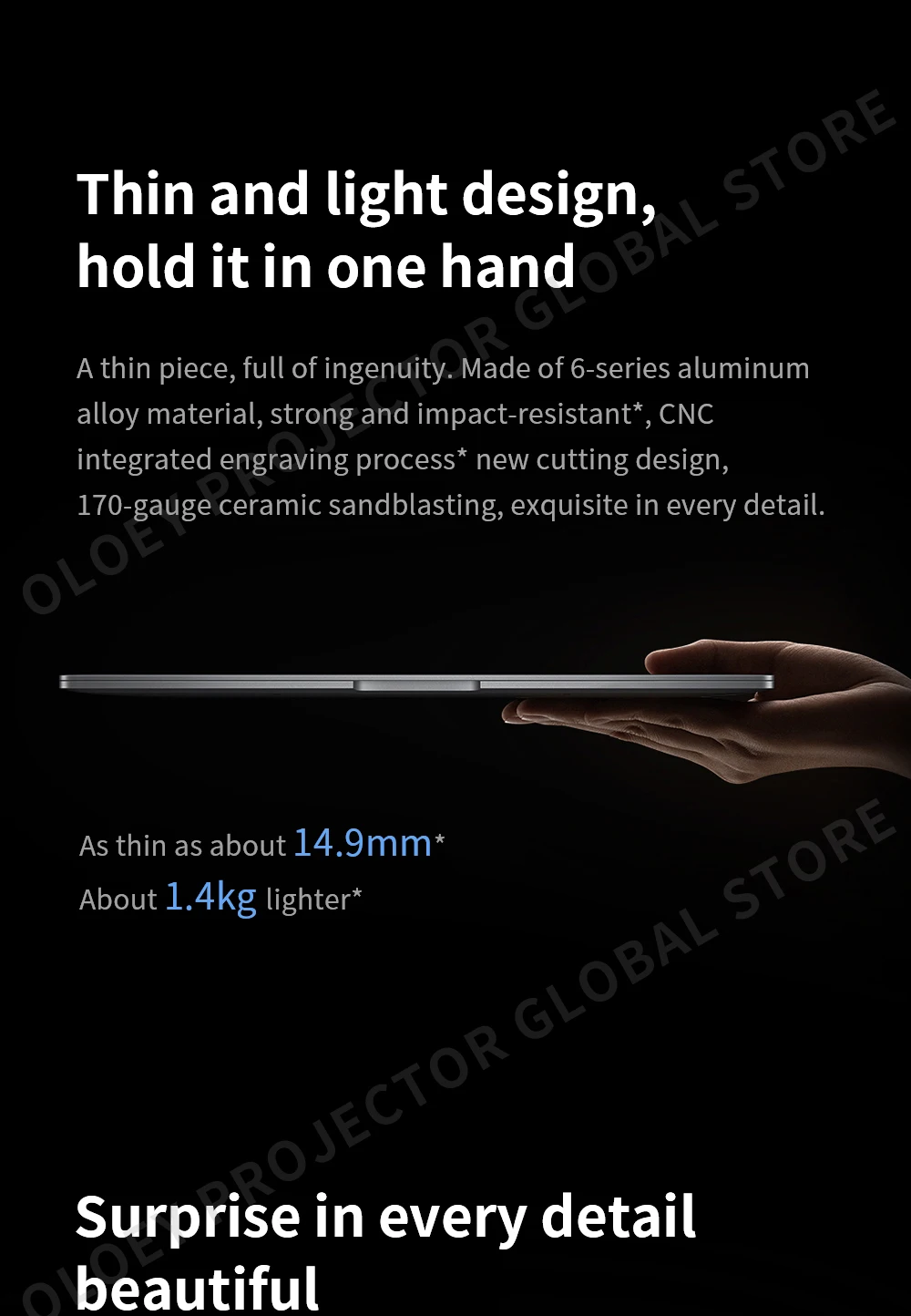 Xiaomi Mi Book Pro14: Ryzen AMD R7-6800H/R5-6600H, 2.8K OLED, 16GB RAM, 512GB/1TB SSD, 14-Inch Office Notebook Description Image.This Product Can Be Found With The Tag Names Computer Office, Laptop, Laptops