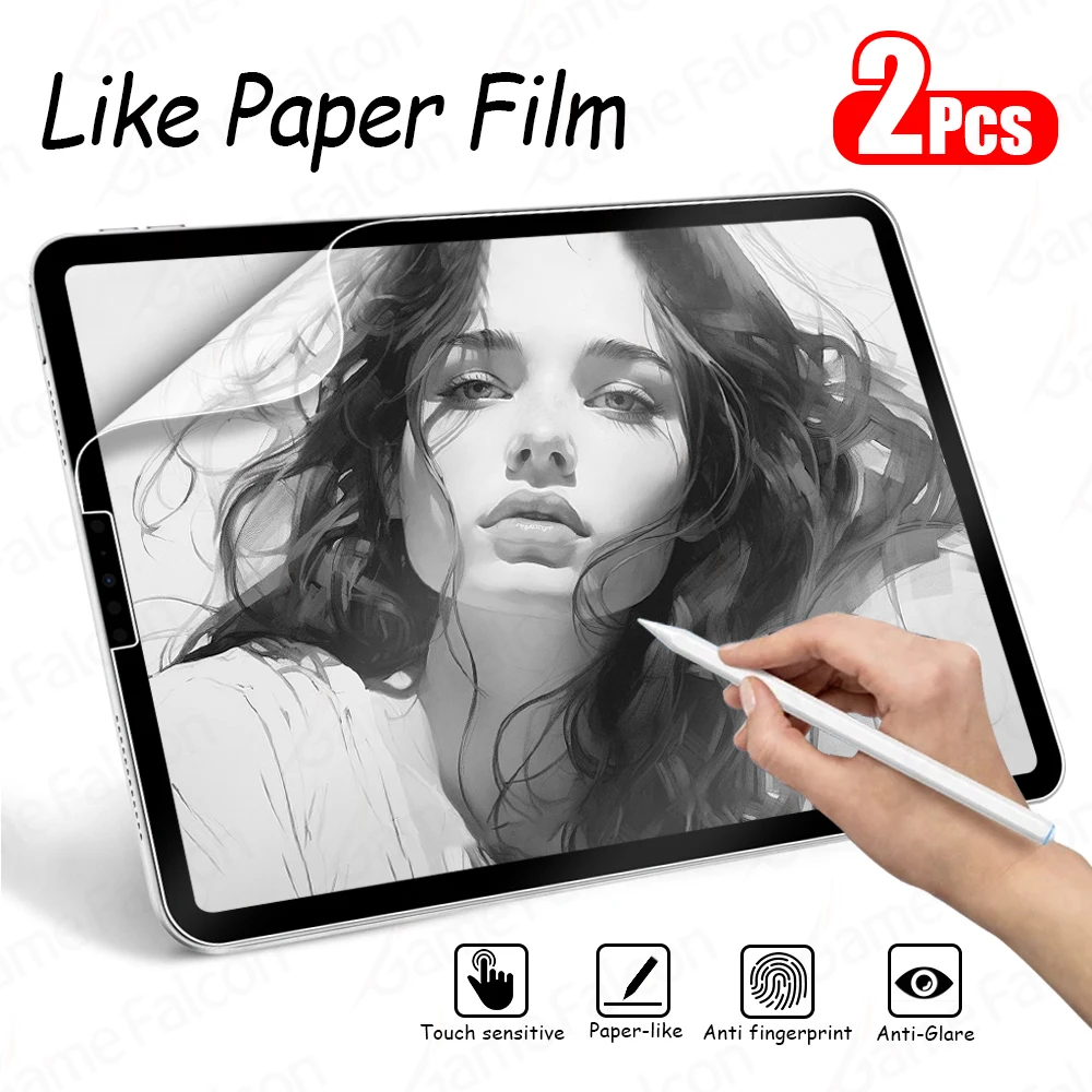 Pellicola Di Carta Come Per Ipad Pro 11 4Th 12.9 12 9 9Th 10Th Generation Screen Protector Per Ipad Air 5 4 3 2 6Th 7Th 8Th 10.2 Mini 6