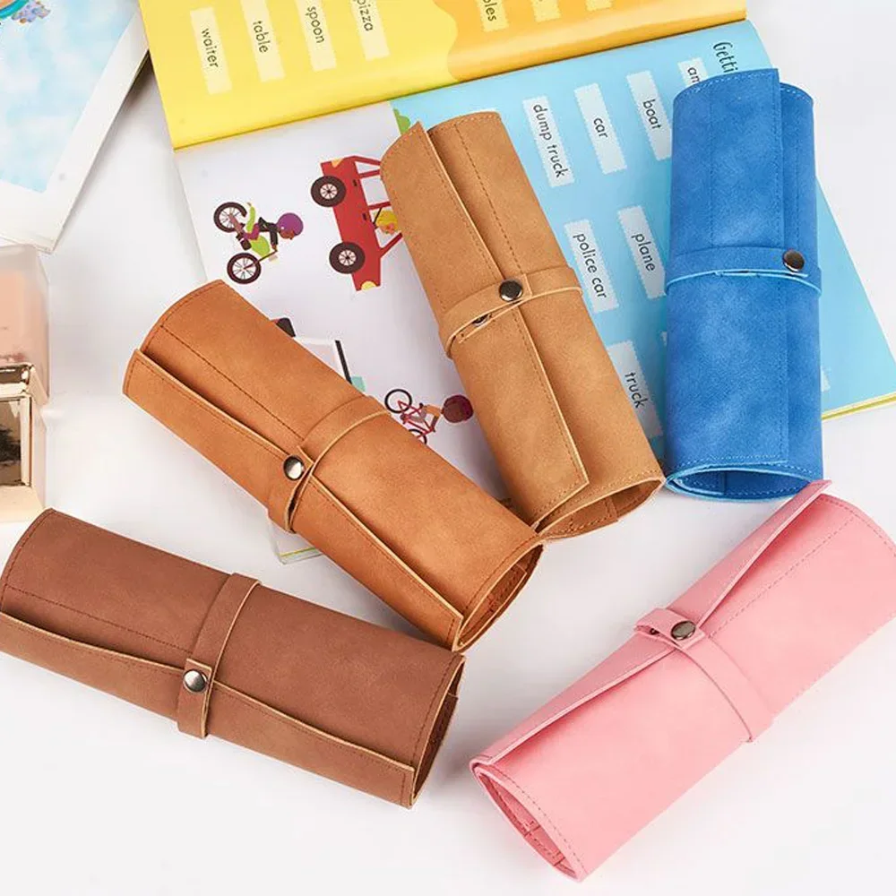 Travel Watch Organizer | Premium Full Grain Leather Watch Band Roll Organizer, 5-Slot H... - SKU WBRO0806 - UGI Packaging