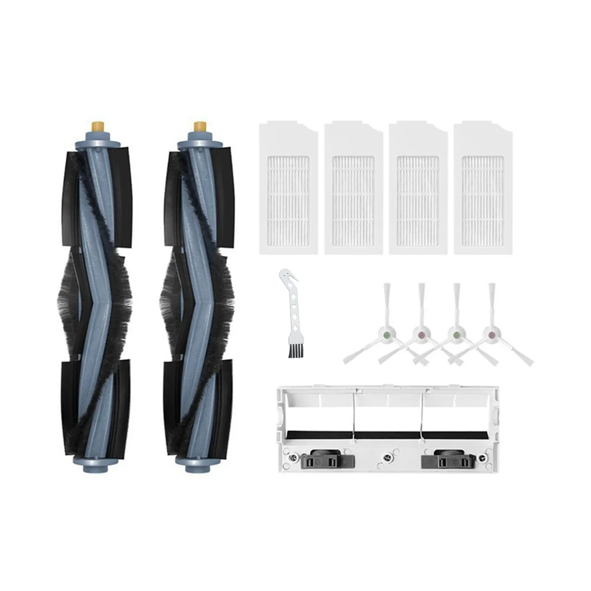 

Replacement Parts for ECOVACS DEEBOT T10 PLUS Robot Vacuum Cleaner Spare Parts Accessories Hepa Filter Replacement Kit