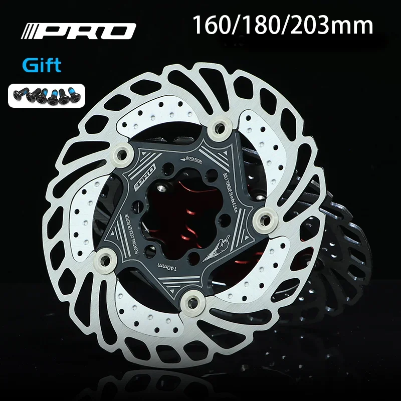 Disque de frein flottant pour vélo - Rotor de frein à disque dur pour vélo (203 mm