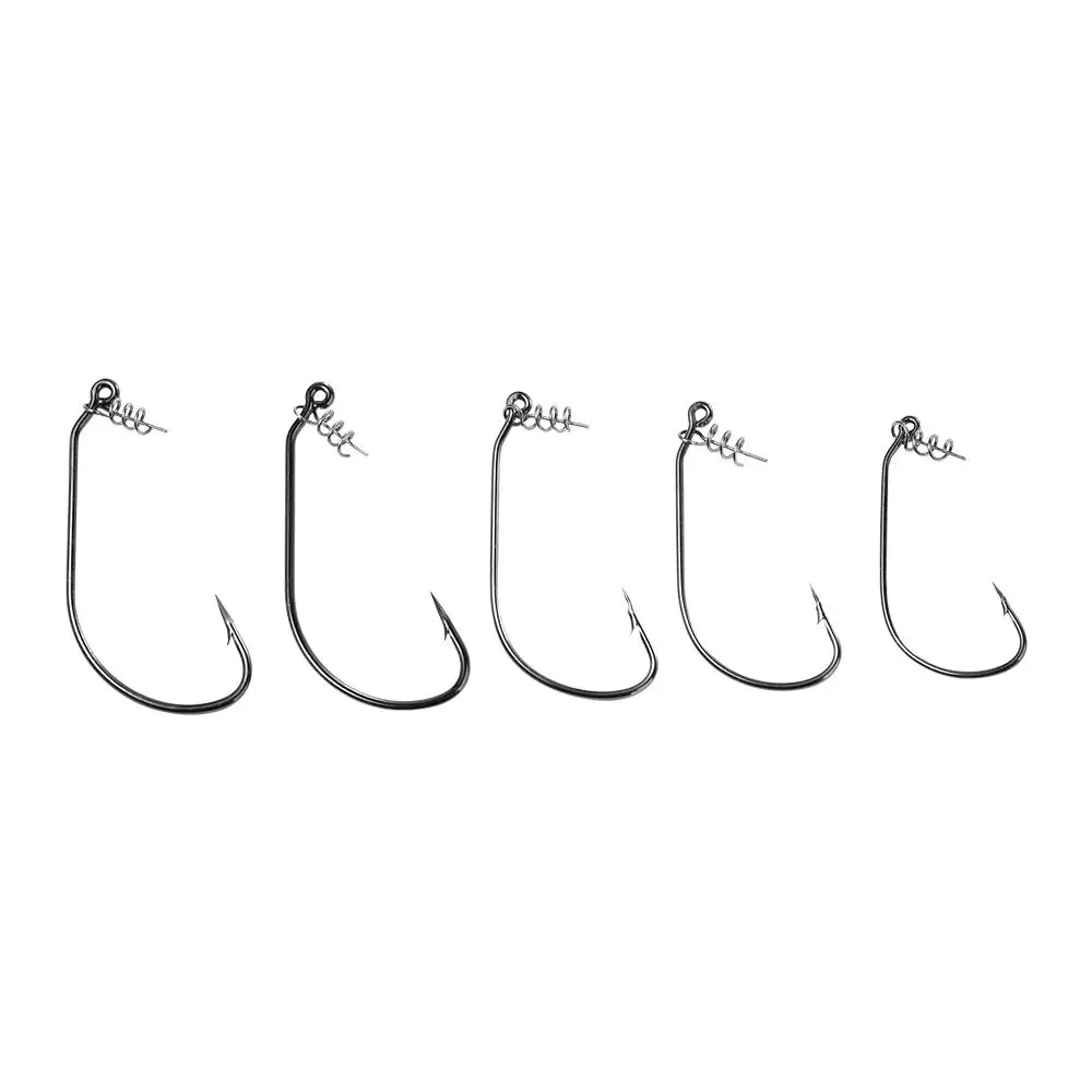 

Рыболовные приманки с пружиной из высокоуглеродистой стали, поворотный замок, рыболовный крючок с бородкой, мягкий крючок с бородкой, рыболовный крючок