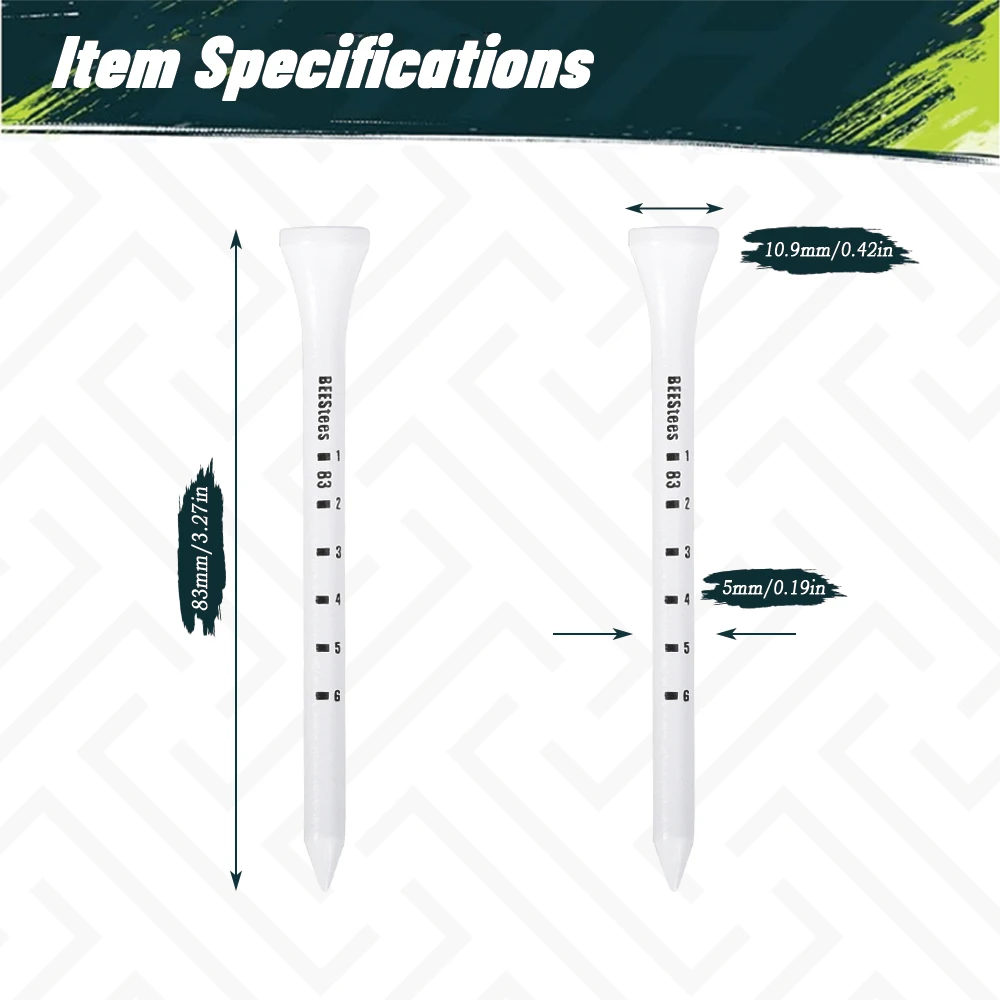 Premium Wooden Golf Tees 5