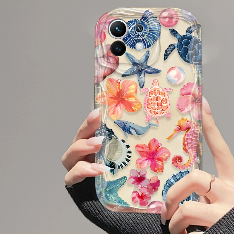Ocean Animals Turtle Design Phone Case