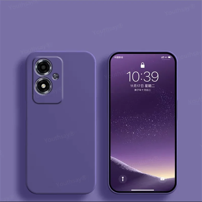 Premium Liquid Silicone Soft TPU Phone Bumper Case - Elegant Protection with Original Design