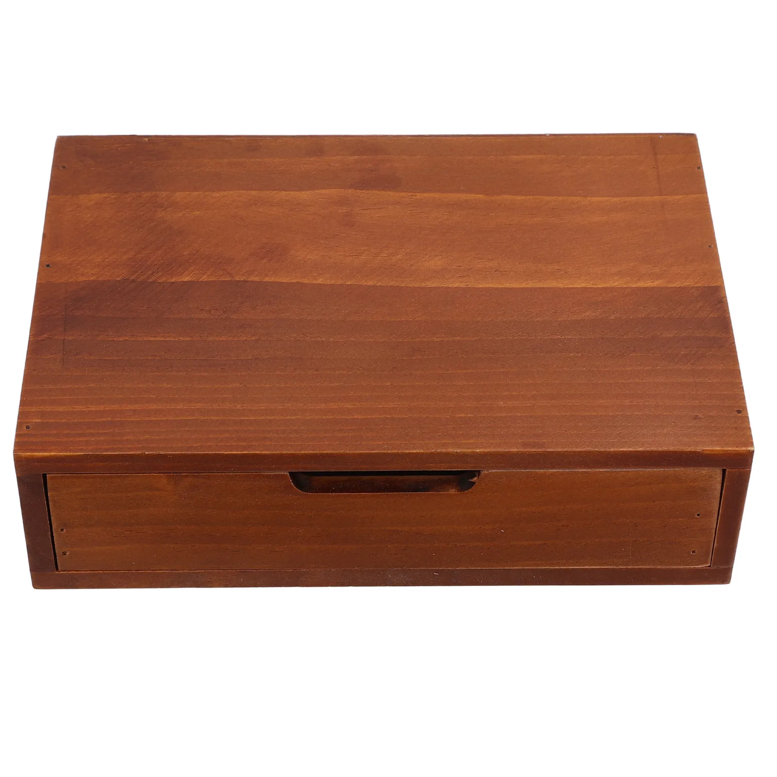 Cassetto portaoggetti da scrivania in legno vintage, organizer da scrivania multiuso, mobiletto portaoggetti in legno per ufficio, casa, cucina, camera da letto - immagine 6