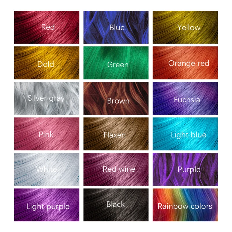 Description Picture 5 of item1/2PCS 120ml Disposable Hair Color Spray Color Hair Dyeing Cover White Hair Natural Effect Not Damage Hair Care Styling Products