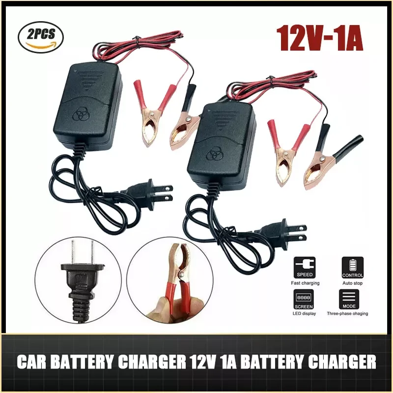 2Pcs 12V Car Battery Chargers 1