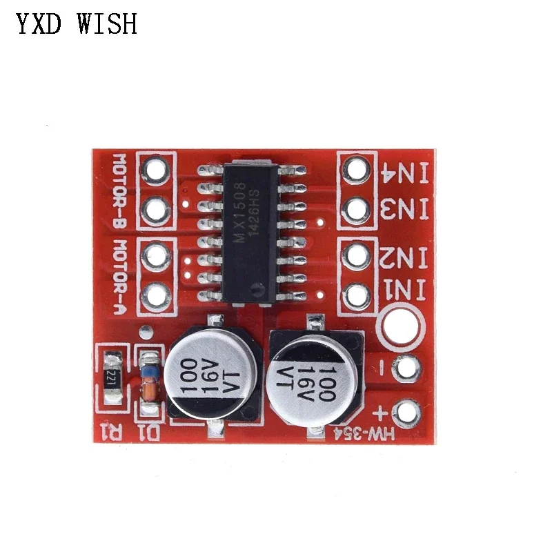 L298N Mini DC Motor Drive Module Reversing PWM Speed Dual H Bridge Stepper Motor Board 10pcs