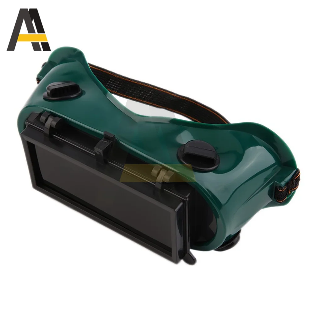 Double Flip Welding Glasses Double Layer Safety Cut Safety Goggles Black/Clear Lenses welding glasses