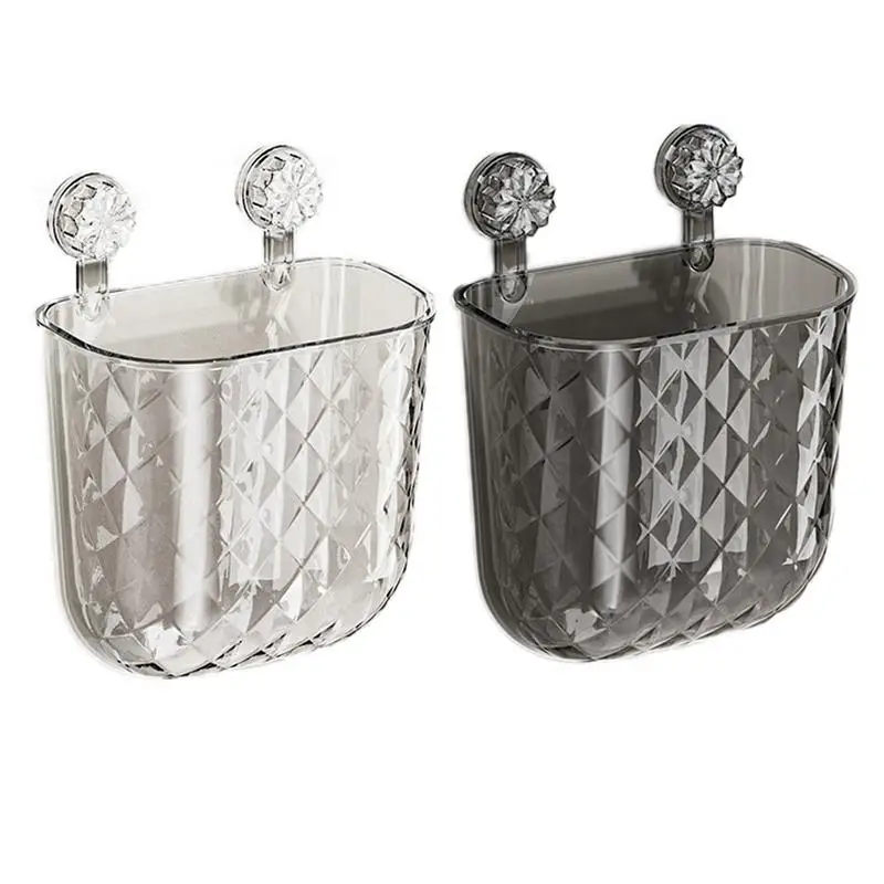 

Kitchen Trash Bin Garbage Basket Rubbish Bin Suction Cup Garbage Can Dustbin Ventilation Multi-Functional Kitchen Trash Can