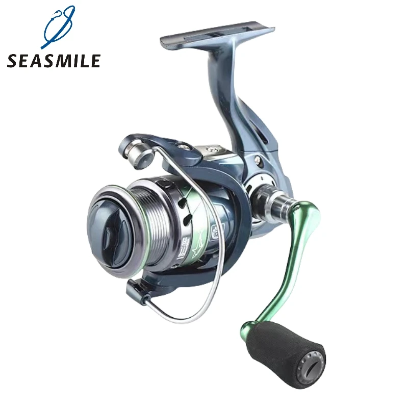 

SEASMILE Brand MH Series 5.2:1 Alloy Gear Ratio High Speed Fishing Reels Spinning Reel Dual Bearing System Carp Saltwater