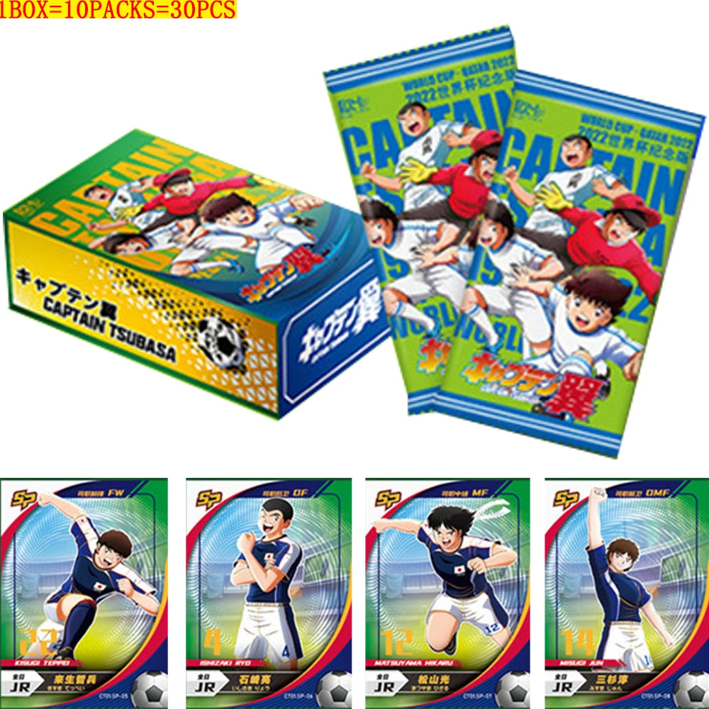New Captain Tsubasa Cards Anime Movie Series 2022 World Cup Commemorative Rare Limited Collection Cards Gioco Per Bambini Giocattoli Regali
