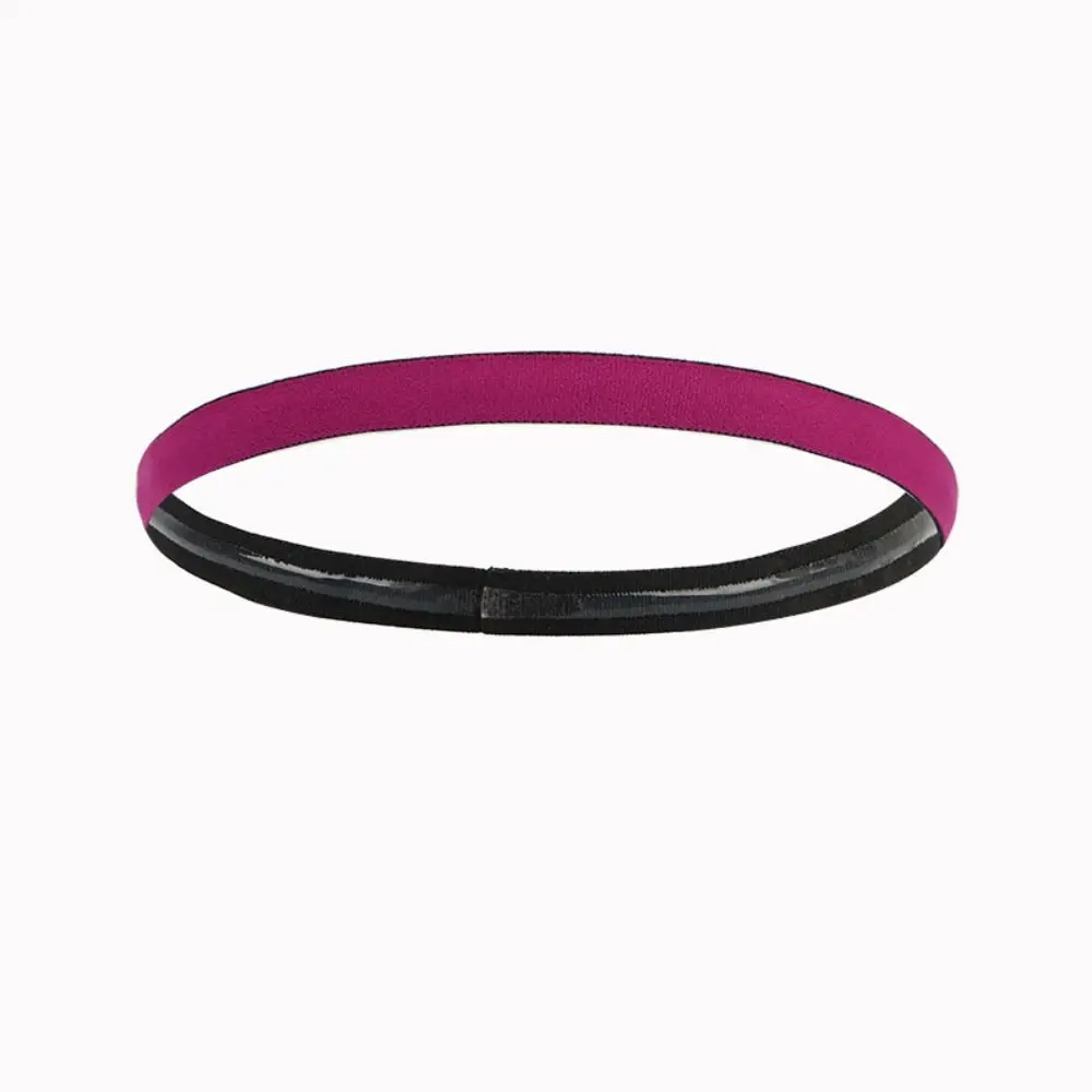 Color Headband Fitness Hair Accessories Elastic Silicone Material Yoga Hair Bands Unisex Headband Sweatband Sports