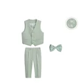 Green vest pants