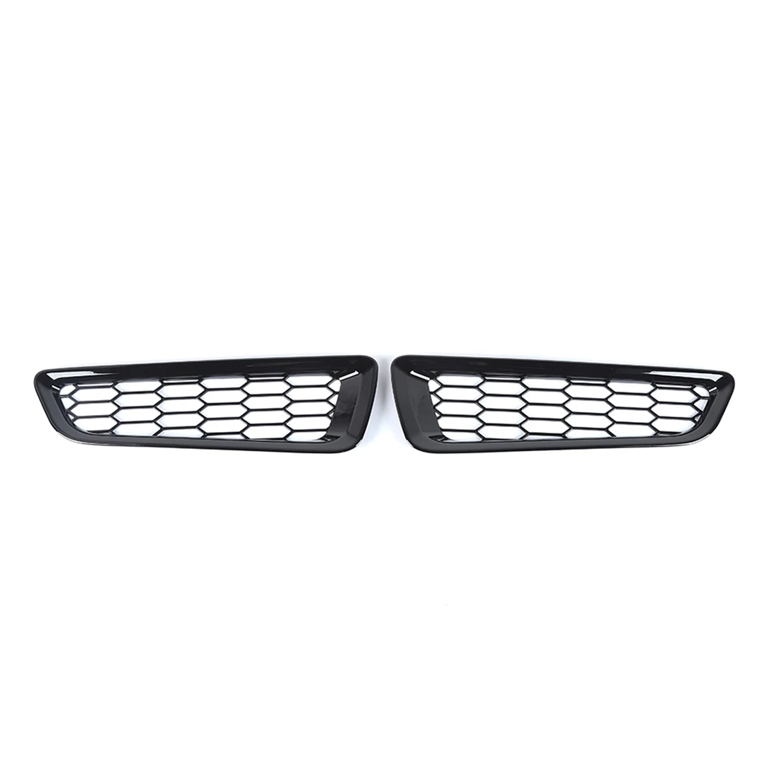 

Front Bumper Decoration Cover Trim Sticker for Ford F150 2015-2020 Car Accessories , ABS Black