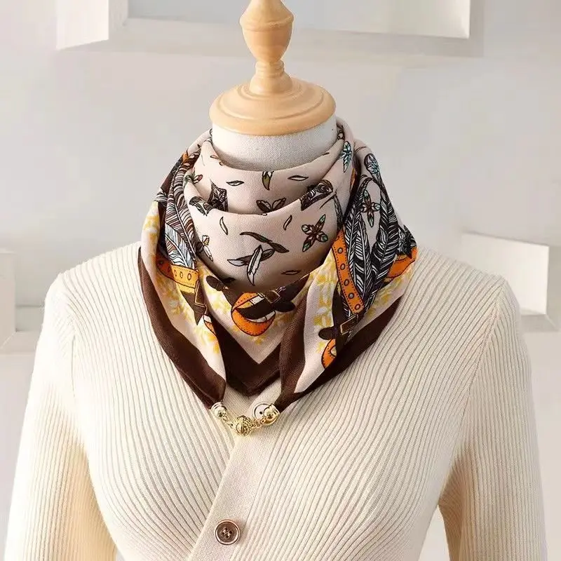 Luxury Magnetic Triangle Neck Scarf – 3