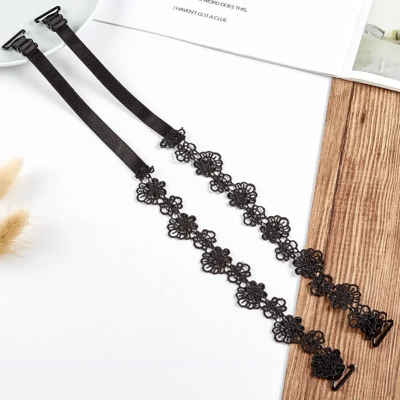 Elegant Lace Floral Bra Strap – Adjustable Invisible Lingerie Accessory