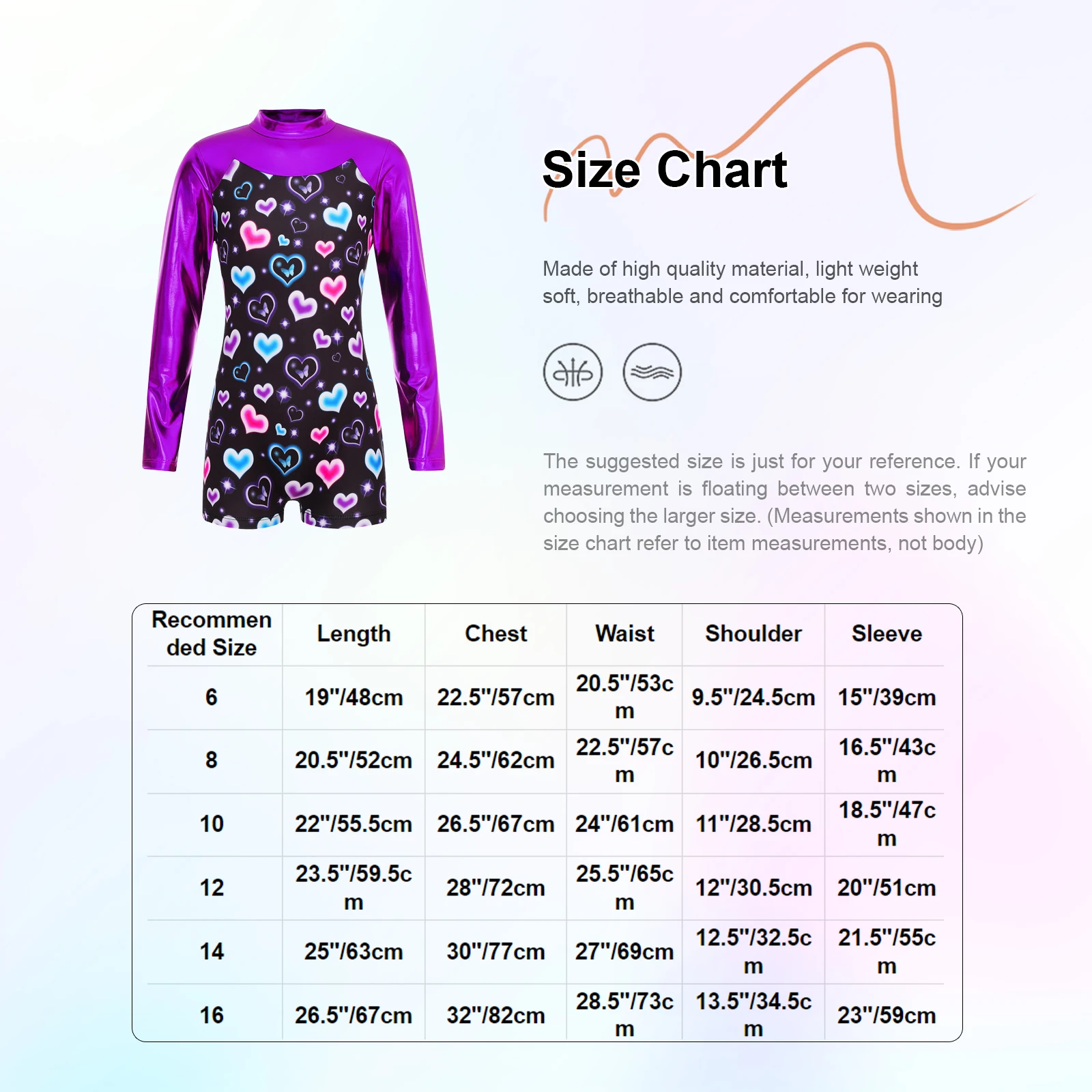 Girls One-piece Sport Bodysuit Long Sleeve Keyhole Back Metallic Pu Patchwork Boyleg Dance Leotard Gymnastic Athletic Jumpsuit
