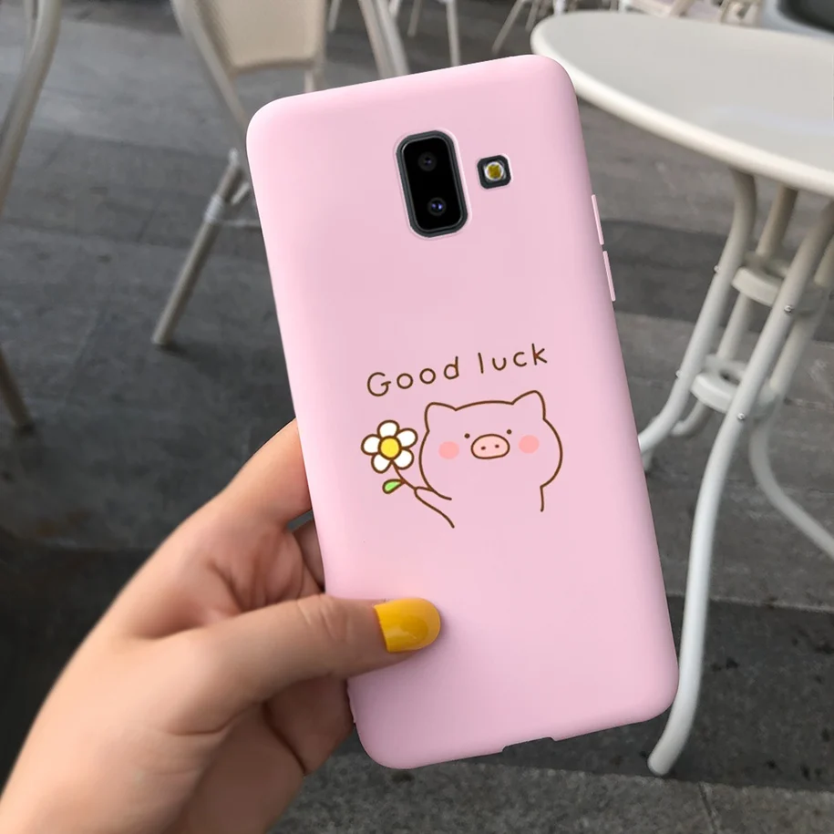 Butterfly Design Soft Protective Phone Case Bumper for Samsung Galaxy J6 Plus