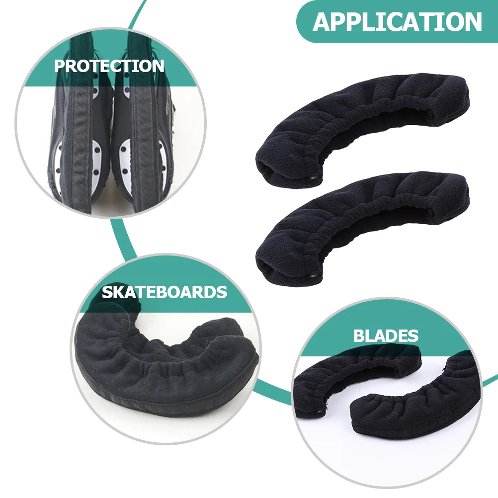 Oxford Cloth Ice Skates Blades Guards Skate Protector Hockey Skate Guards Roller Skating Blades Covers Skates Blade Cover Field