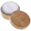 30ml Empty Powder Case Wooden Powder Case Make-up Sponge Holder with Lids and Powder Puff makeup powder jar 6