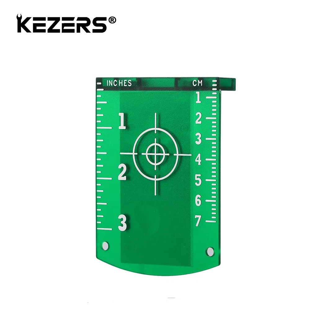 Kezers Green Laser Target Card Plate For Green Laser Level Suitable For