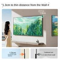 Ultra thin art wallpaper TV Stand For 40-100inch LCD TV Wall Mount Bracket Large Load Solid Support Wall TV Mount Steel Bracket - Image 3