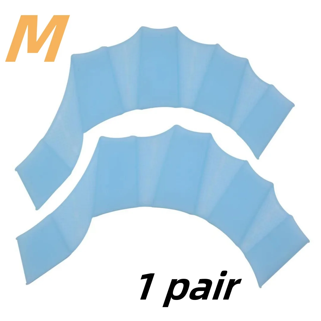 Silicone Webbed Swimming Gloves for Aquatic Training and Water Resistance Fitness