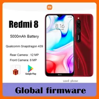 Dual SIM Card Global firmware Xiaomi Redmi 8 Smartphone  6.22-inch Screen Snapdragon 439 Eight Core 4G LTE Used Phone