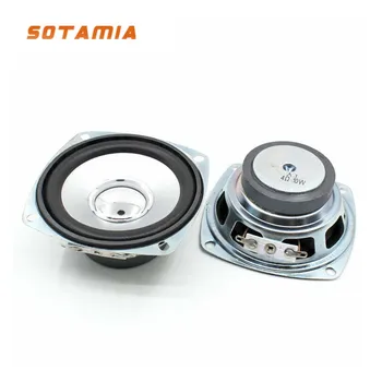 SOTAMIA 휴대용 풀 레인지 스피커, 음악 사운드, Hifi 미니 스피커, 홈 시어터 사운드 시스템, 3 인치, 4 Ohm, 10W 라우드 스피커, 2 개