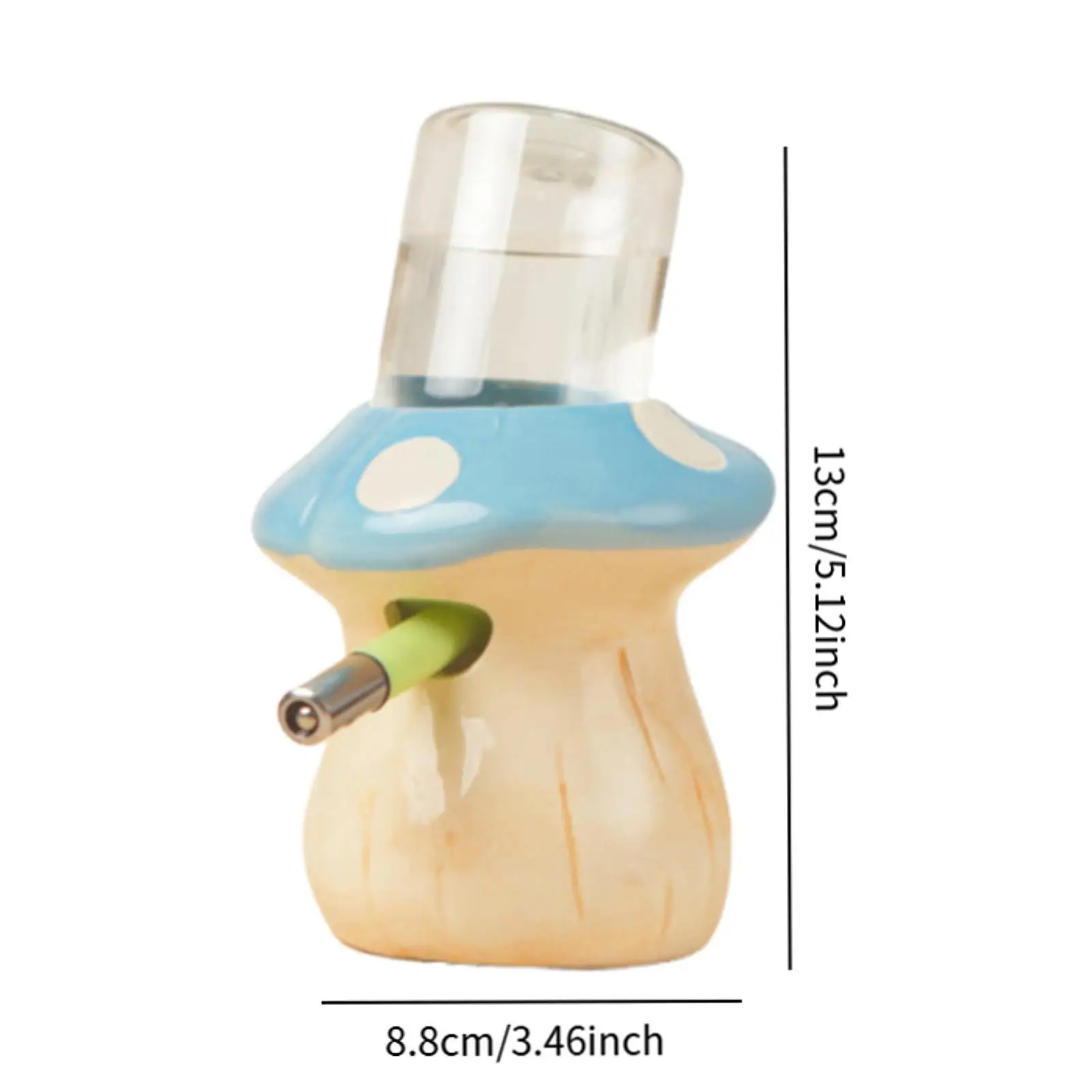 Small Animal Water Bottle Ceramic Mushroom Dispenser Pet Bottle Holder for Hamster Guinea Pig Hedgehog Cage Supplies Small Animal Water Bottle Ceramic Mushroom Dispenser Pet Bottle Holder for Hamster Guinea Pig Hedgehog Cage Supplies