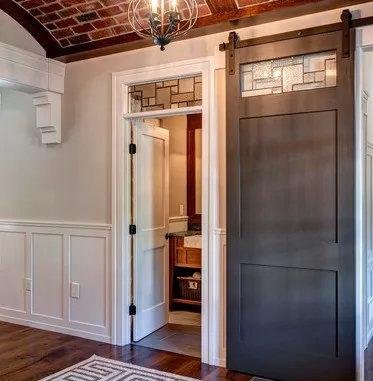 China supplier fire proof cheap exterior solid wood doors 4