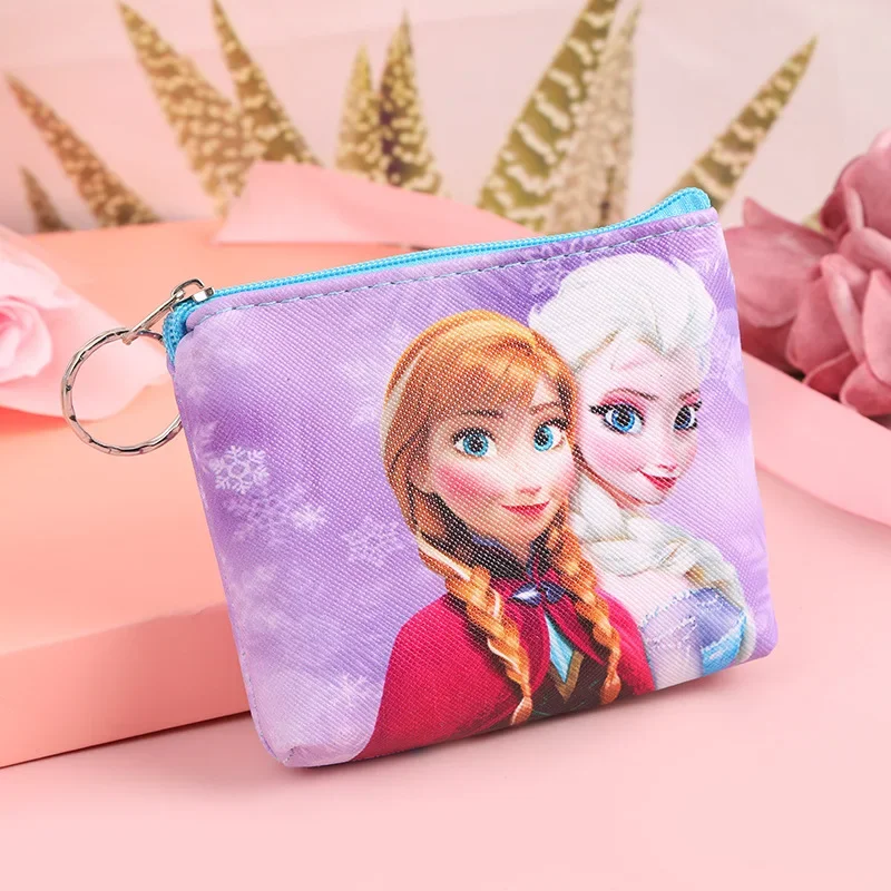 Disney Girl Wallet School Fashion Cartoon Frozen Series Coin Wallet