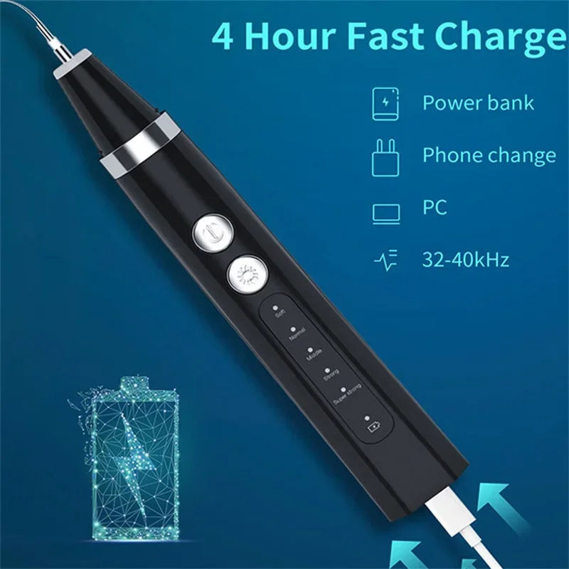 Dog Grooming Electric Dental Scaler Ultrasonic Tooth Cleaner Household Tooth Stone Remover Whitening Oral Cleaning Tools