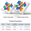 [CubeFun] Gan Mosaic Cubes 10 DIY Puzzle Magic Cube Magnetic 10x10 Creative Cube Mosaic Decorative Paintings Toys For Children 6