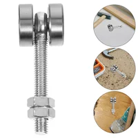 Sliding Door Hanging Wheel Roller Trolley Assembly for Taller Strut Channel Replacement Heavy Duty Cabinet Pulley Bearing Doors 1