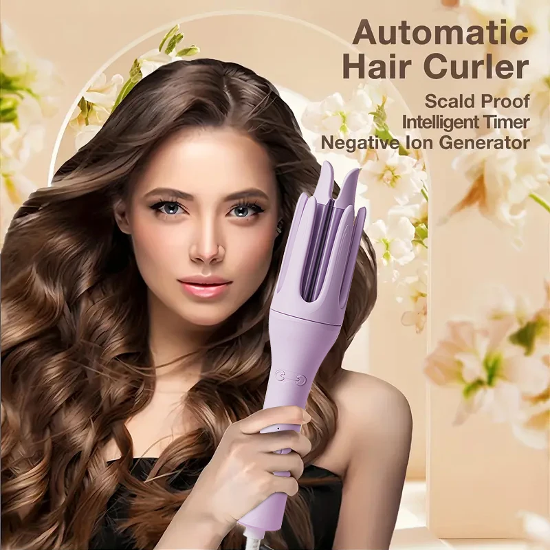 Automatic Hair Curler 32MM Auto Rotating Ceramic Hair Roller Professional Curling Iron Curling Wand Waver