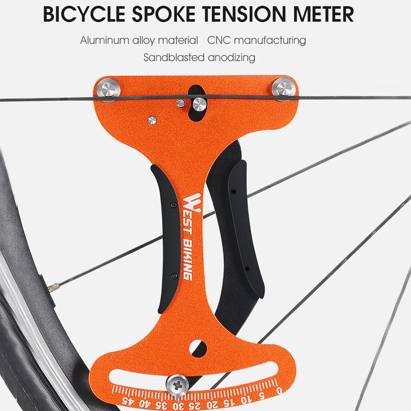 Bicycle Tool Spoke Tension Meter Bike Spoke Tensiometer Bike Indicator