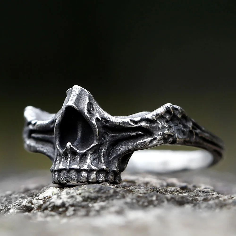 Trinity Skull Ring | Loni Design Group Rings $513.98 | 10k Gold, 14k Gold ,  18k gold , .925 Sterling Silver & Platinum
