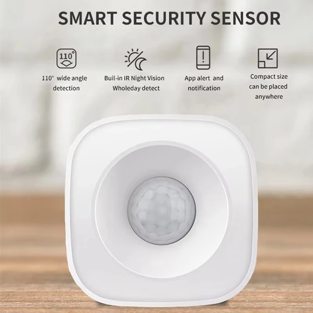 Tuya ZigBee WiFi PIR Motion Sensor Wireless Infrared Detector Smart Security Burglar Alarm Compatible Smart Life APP Control 2