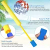 Children's pull-out foam water gun Outdoor multi player water fighting game in summer Beach water playing color random 4