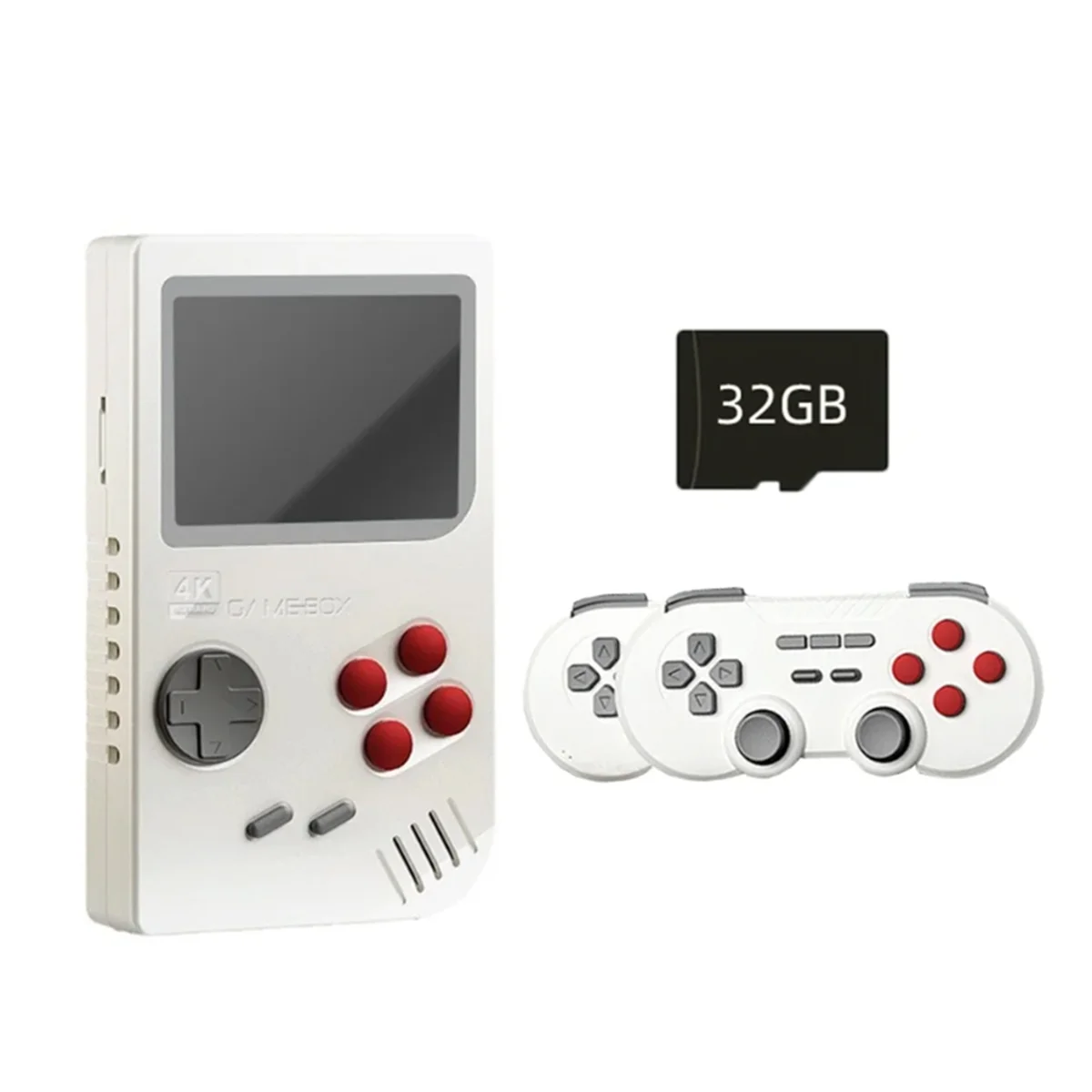 

Консоль игровая K8 3D PSP 4K HD, два контроллера, 2,4 ГГц, 32 ГБ