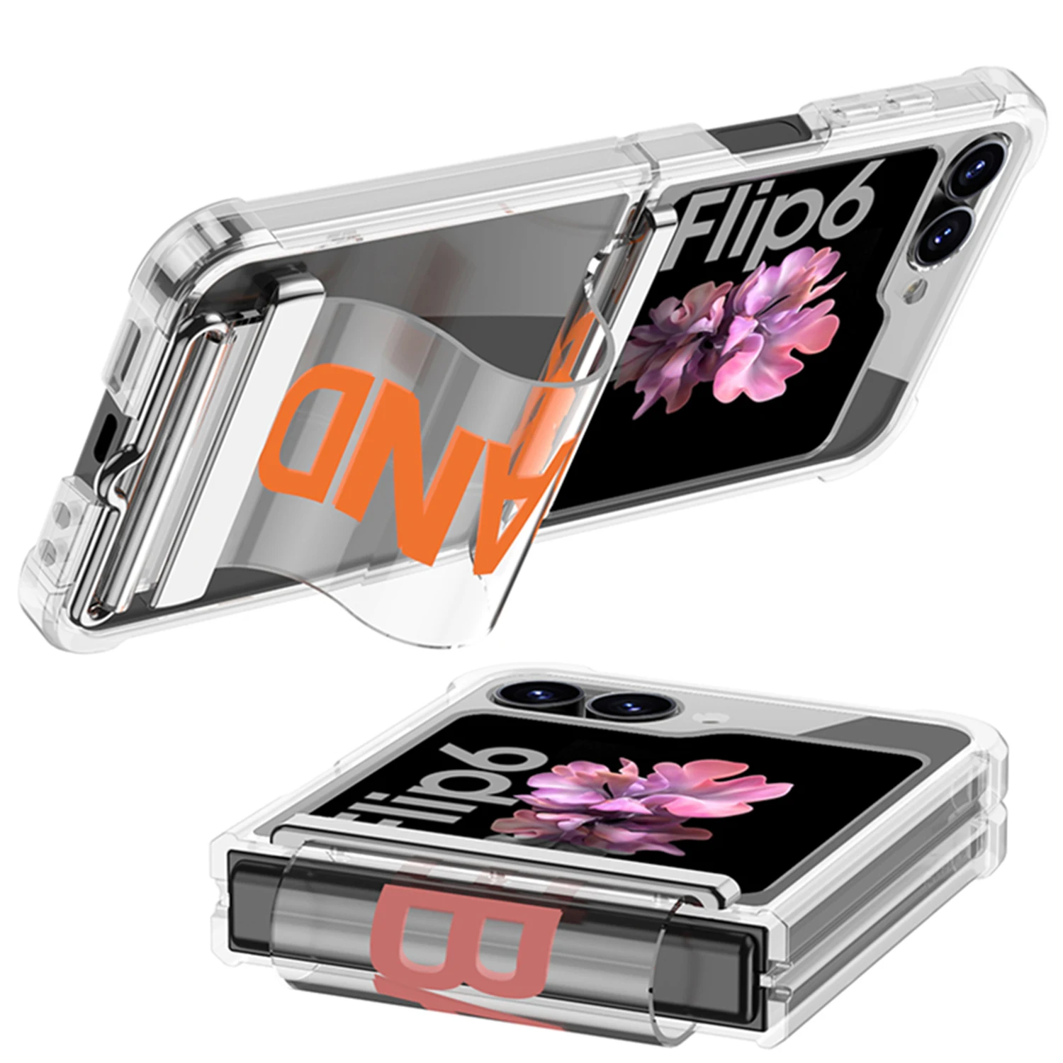 Luxury Transparent Wristband Shockproof Case with Airbag Bumper Protection