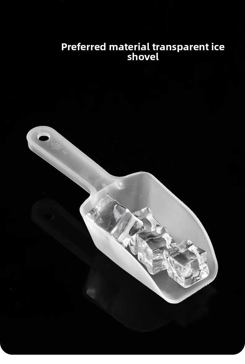 Description Picture 2 of itemPlastic Ice Scoop Multi Use Tool for Ice Candy Dessert Grain Dry Goods with Hanging Hole Party Bar Buffet Kitchen Party Bar