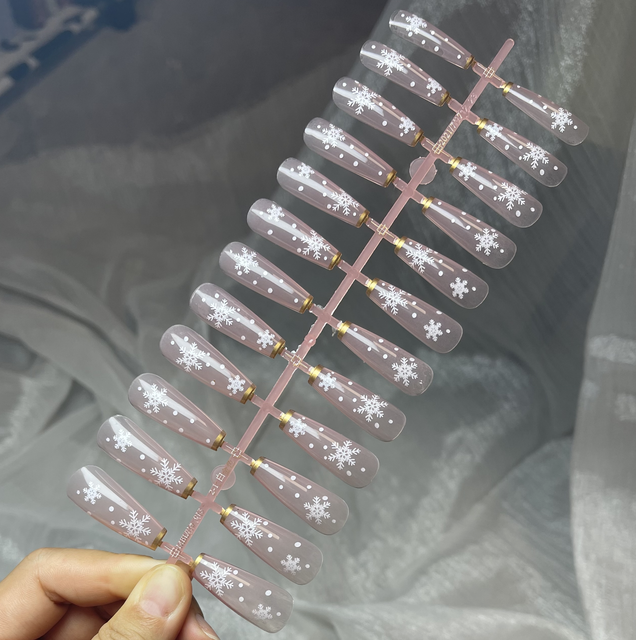 Matte Super Long Coffin False Nail Artificial Fingernails Fake Nails Nail Beauty Finger Manicure Free Shipping Items